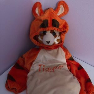 Disney Plush Tigger Costume 18M ears tail zip back
